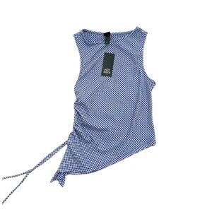 WILD FABLE - Blue Checkered Top - NWT